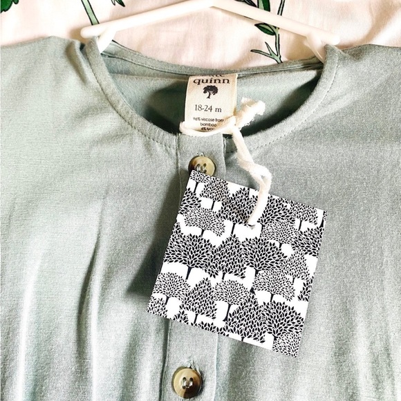 Kate quinn mint green bubble Long sleeve romper in 18/24 - Picture 2 of 2